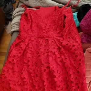 Red special occasion dress